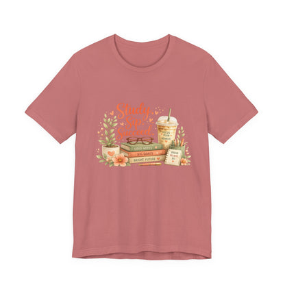 Study. Sip. Succeed. College Graphic Tee