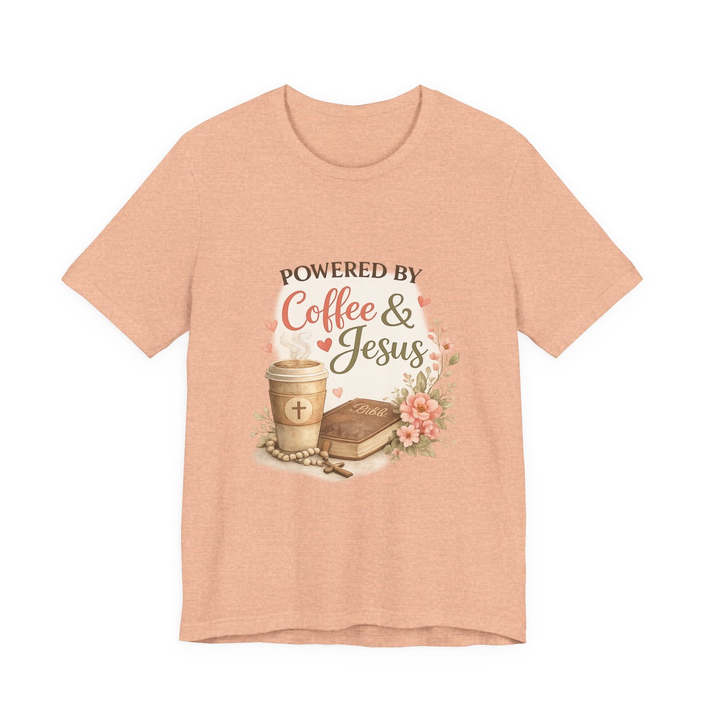 Powered by Coffee & Jesus Graphic Tee