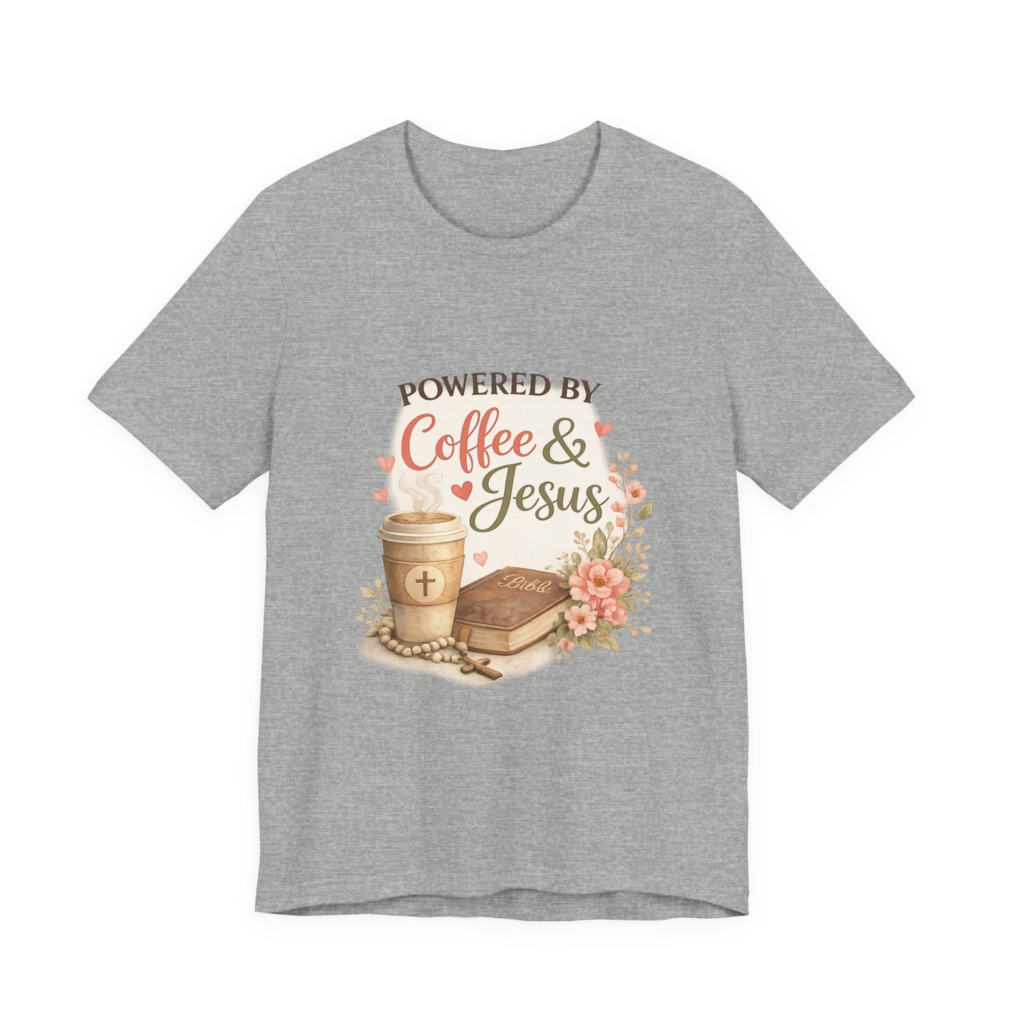 Powered by Coffee & Jesus Graphic Tee