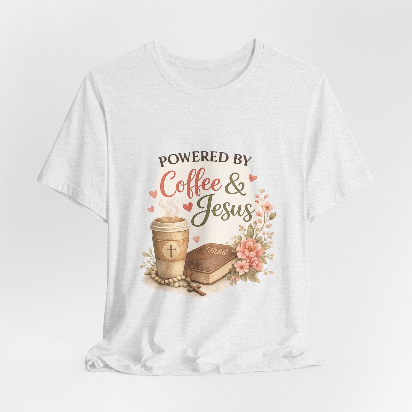 Powered by Coffee & Jesus Graphic Tee