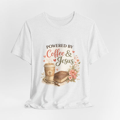 Powered by Coffee & Jesus Graphic Tee