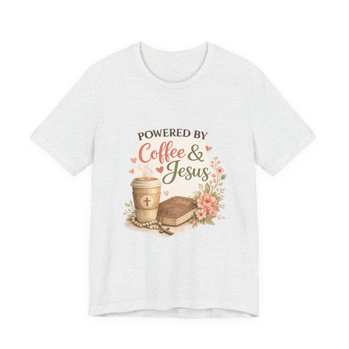 Powered by Coffee & Jesus Graphic Tee